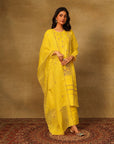 Mustard Kurta Set