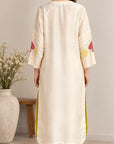 Ivory Embroidered Kurta