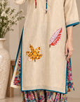 Printed Kurta With Salwar