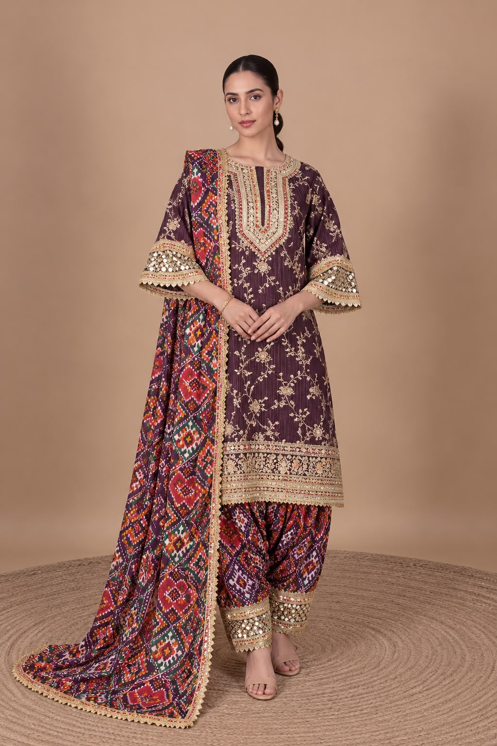 Purple Salwar Set