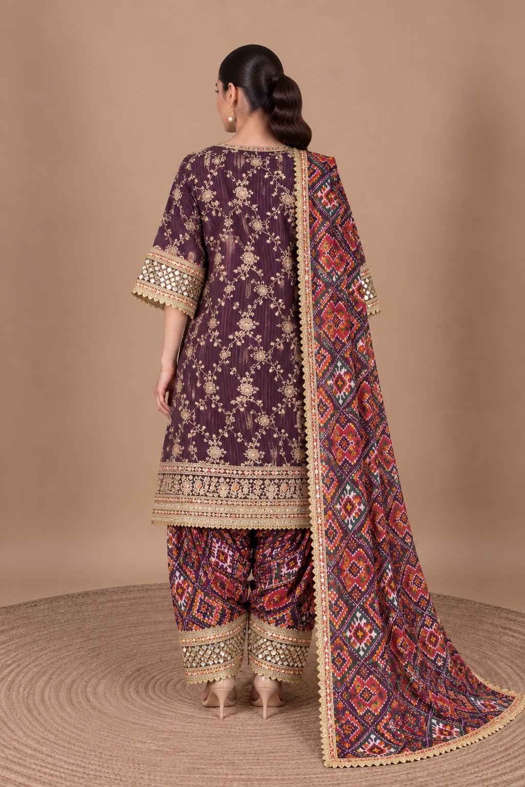 Purple Salwar Set
