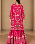 Pink Sharara Set