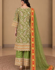 Khwab Peplum Kurta Set In Mint Green