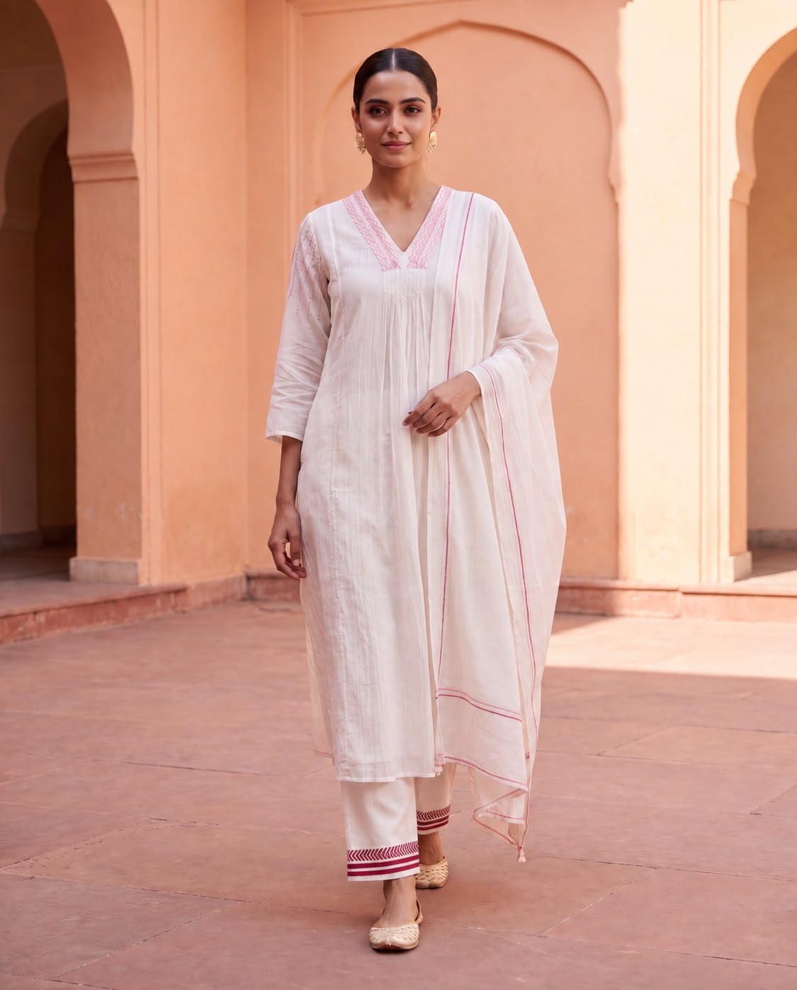 Ivory Kurta Set