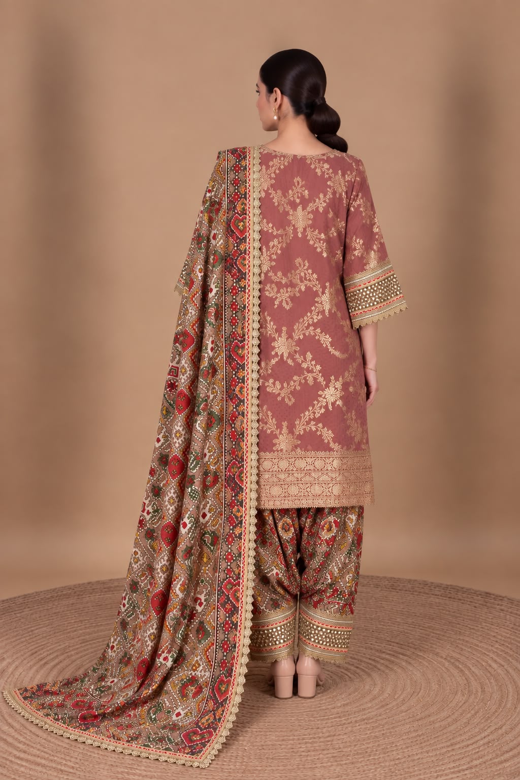 Brown Salwar Set