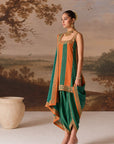 Rust & Sage Strappy Kurta Set