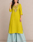 Lime Kurta Set