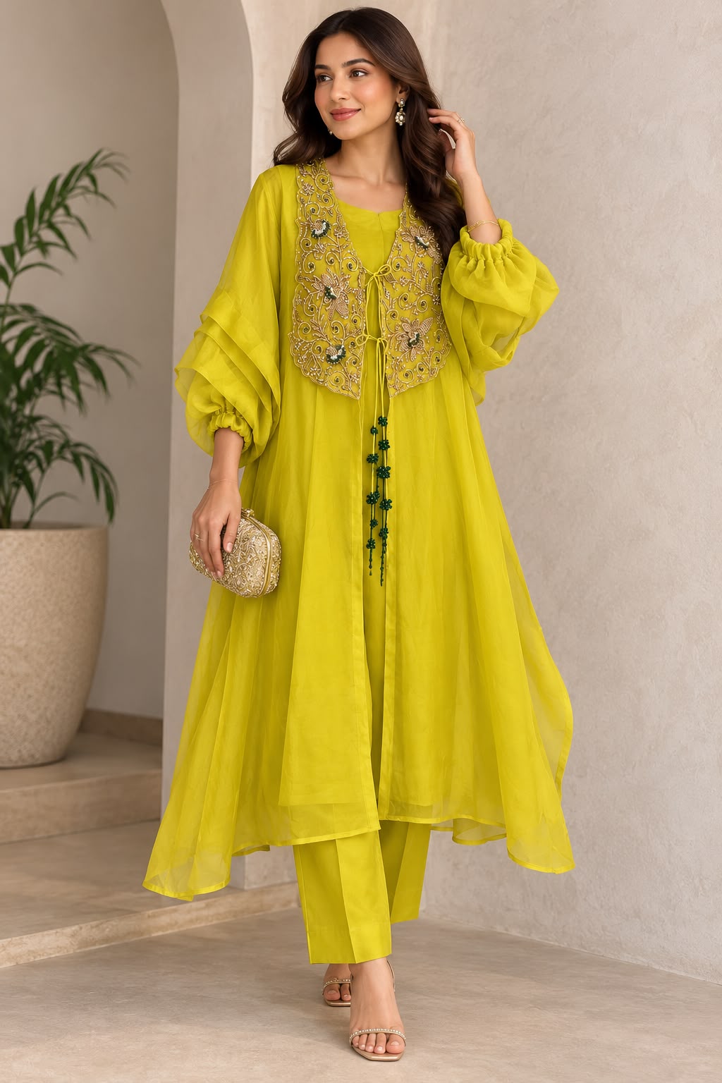 Lime Cape Set