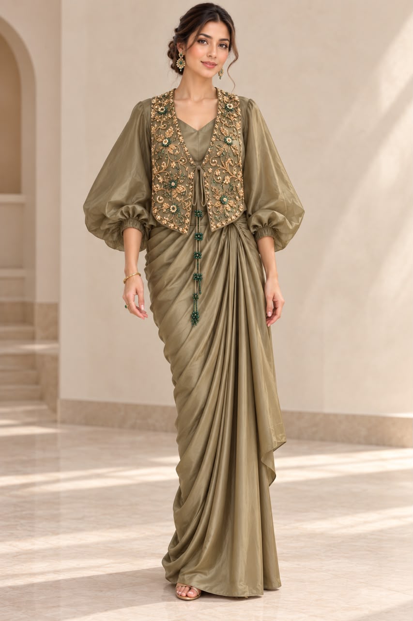 Olive Cape Set