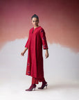 Ananyata Mandarin V- Neck Kurta