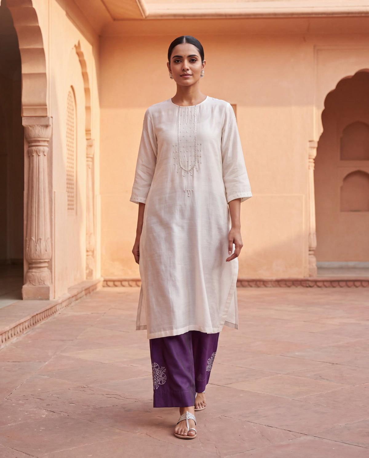 Ivory Kurta Set