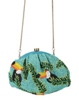 Turquoise Beaded Handcrafted Potli Clutch