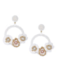 Riti Earrings White