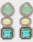 Serenity Gold Dangler Earrings