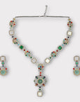 Graceful Multicolor Contemporary Necklace Set